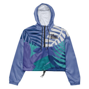 Women’s cropped windbreaker
