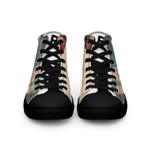 Men’s high top canvas shoes