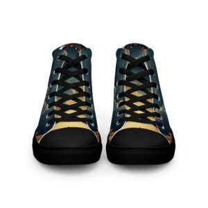 Women’s high top canvas shoes